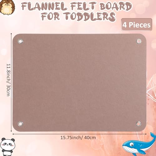 Yunsailing 4 Pcs Felt Story Board Stories for Kids Classroom, Camel - color: Camel