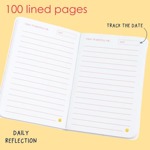 Callie Danielle Gratitude Journal, 100 Lined Pages, Mini Pocket Notebook - color: Bluish Cyan