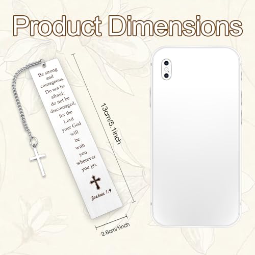 Bible Bookmark Gifts for Women Men Christian Reading Lovers Metal Bookmark Book Accessories Faith Based Religious Inspirational Motivational Gifts Unique Christmas Birthday Valentines Day Gift Ideas
