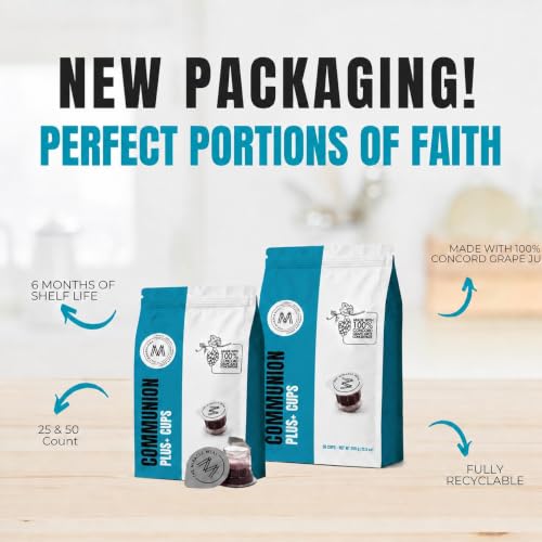 Miracle Meal Prefilled Communion Plus Cups & Wafer Set, Bag of 50ct - size: 50 count