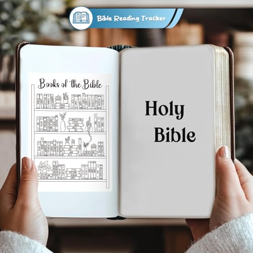 OCQOTAT Books of the Bible Tracker Sticker –Bible Books Shelf Coloring Page, Bible Reading Tracker, Customizable Dashboard Stickers for Scripture Study, Tracking,Bible Organization(Black) - color: Black Books of the Bible Stickers 5pcs
