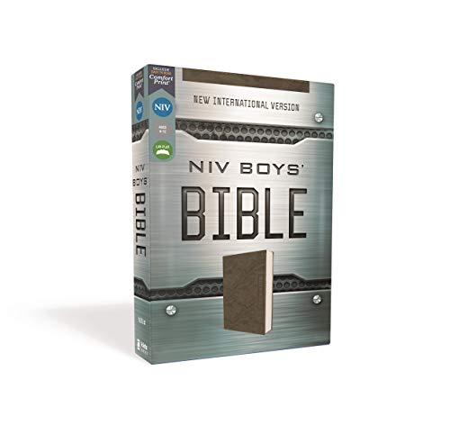NIV, Boys' Bible, Leathersoft, Brown Camo, Comfort Print: A Foundation for Lifelong Faith and Learning for Boys Ages 8-12