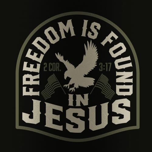 Kerusso Faith Based Insulated Travel Tumbler With Straw and Handle 40 Ounce Stainless Steel Freedom Is Found