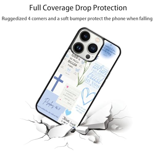 Bible Verse Phone Case Shockproof Protective Christian Jesus Phone Cases for iPhone 13 Pro - color: Jesus, size: iPhone 13 Pro