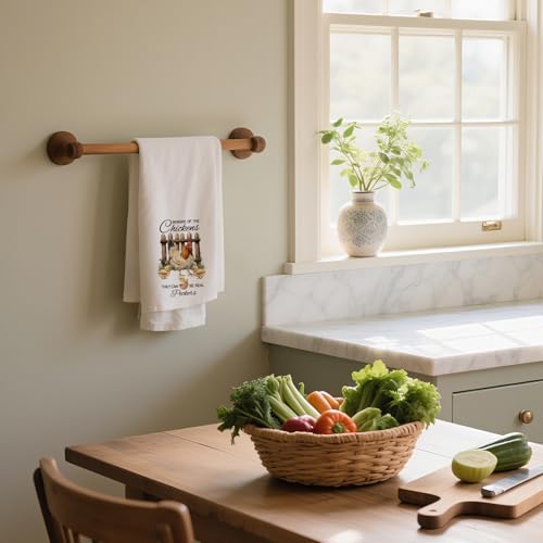 CUTHOLLOW 4Pcs Farmyard cockerel Kitchen Towels Cute Tea Towels - color: Farm Rooster