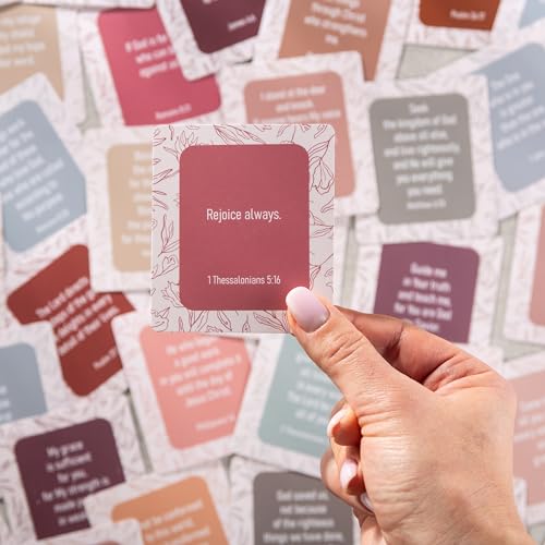 DIVERSEBEE Bible Verse Cards, 60 Unique Prayer Cards (Delicate) - color: Delicate