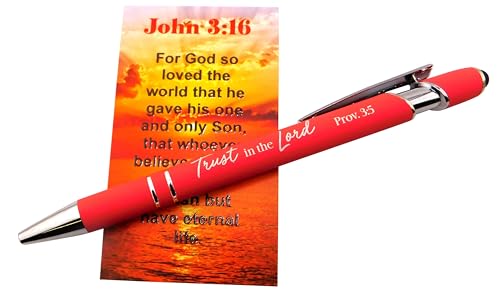 Westmon Works John 3:16 Pen and Holy Card Set Trust in the Lord Christian Prayer Pack Proverbs Scripture