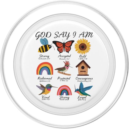God Says I Am Bee Spring Christian Religious Easter Day PopSockets PopGrip for MagSafe - style: Magnetic PopGrip