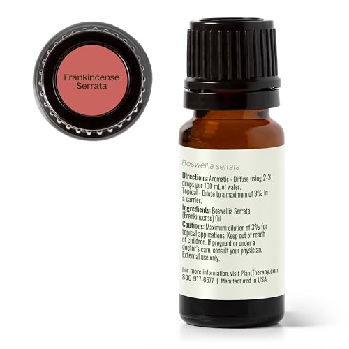 Plant Therapy Frankincense Serrata Essential Oils 100% Pure, Undiluted, Natural Aromatherapy, Therapeutic Grade 10 mL (1/3 oz) - size: 0.33 Fl Oz (Pack of 1)