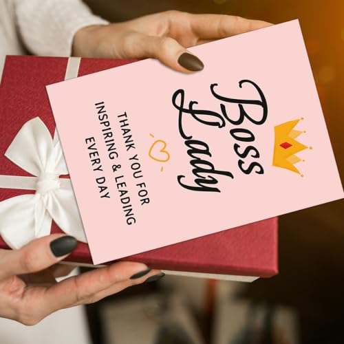 Boss Lady Day Card Gifts, Boss's Day Gifts for Women - color: BK-136