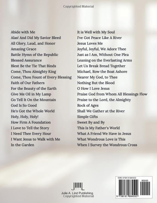 Simple Hymns for Piano: 42 Easy Hymns for Beginners