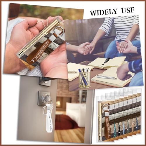 Lincia 30 Sets Christian Gifts Pens Bookmarks Keychains,Multicolor - color: Multicolor