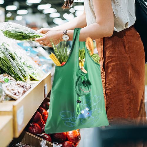 20Pack Reusable Shopping Bags Bulk Foldable Portable Reusable Grocery Bags - color: 20pcs Animal
