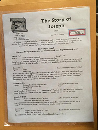 The Story of Joseph in Egypt Felt Figures for Flannel Board Bible Stories-precut