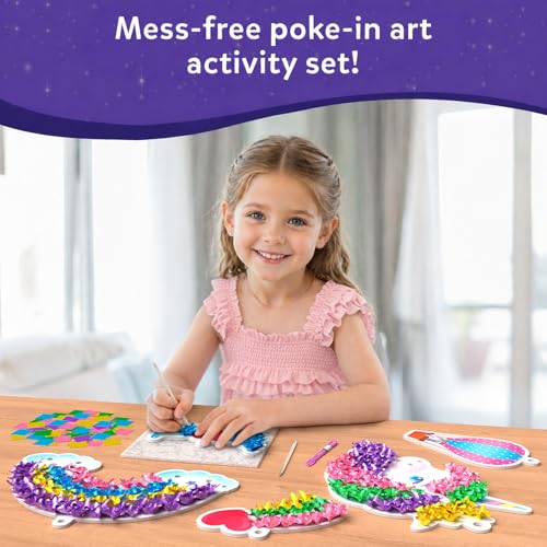 Skillmatics Poke-in Art – Magical Unicorns, Wood Craft Kit, Gift for Kids - style: 4. Unicorn Dream Décor