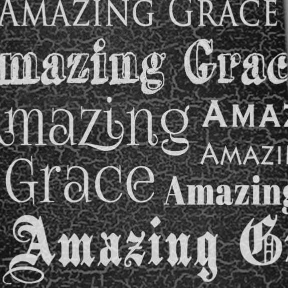 Three Rooker Religious Ties Mens Amazing Grace Necktie Christian Tie Church Neckties