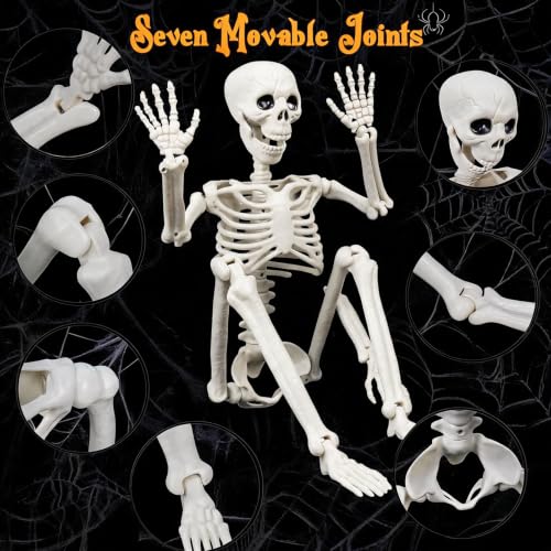 Human & Dog Skeleton Halloween Decorations Outdoor/Indoor - size: 3 FT