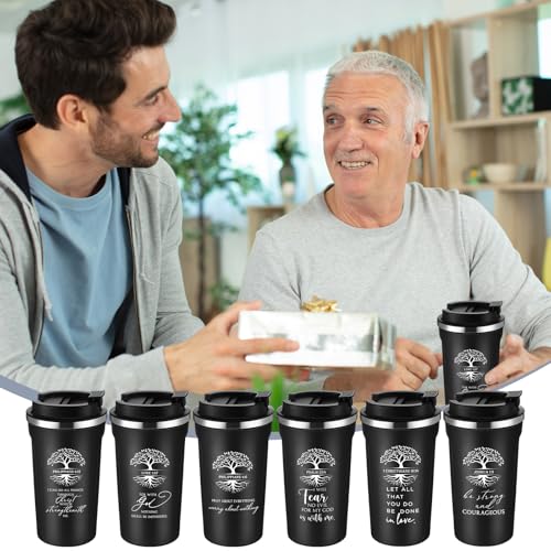 Meanplan 10 10 Set Christian Bible Verse Cup, Poetry Theme, Black - color: Black, size: Poetry Theme