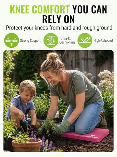 WORKPRO Extra Thick Kneeling Pad, Soft NBR Foam Cushioning for Knees - color: Pink, size: 1 Pack