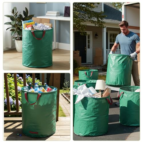 Dntorx 72 Gallon Reusable Yard Waste Bags, 2 Pack Lawn Leaf Bags - size: 1 Count (Pack of 2)