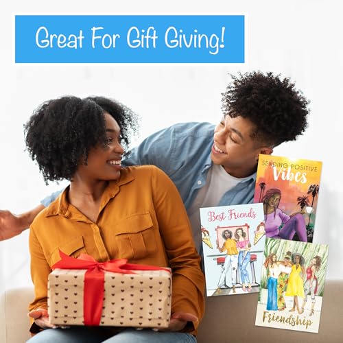 African American Birthday Cards Assortment Box – Set of 18 All Occasion Black Greeting Cards with Envelopes, Use for Mother's Day Card Present – Beautiful Black Women Designs – Premium Cardstock - style: Assortment 820