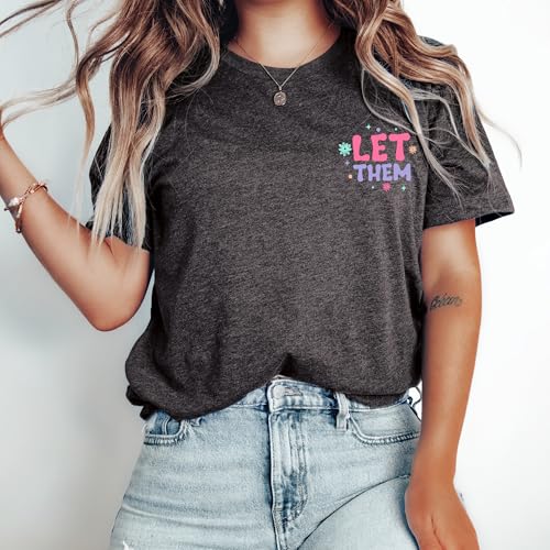 Love in Faith | Let Them Tee | Christian T-Shirts for Women | Faith-Based Apparel | Christian Gifts - size: X-Large