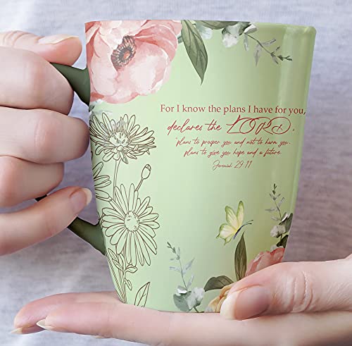 BTaT- Christian Coffee Cups, Set of 6, 12 oz, Bible Verse Mugs, Christian Mugs, Scripture Coffee Cups - size: 6 Count (Pack of 1)
