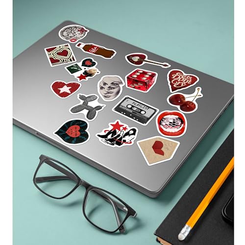 BEATRI Aesthetic Downtown Girls Stickers 50Pcs Vinyl Waterproof Trendy Y2K - color: Downtown Girls Stickers