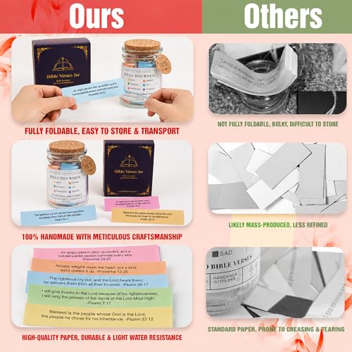 Read This When Bible Verses Jar – Birthday Gifts for Women, Christian Gifts for Women, Graduations Gift for Her, Gift for Mom from Daughter - color: Bible Jar For Emotions And Feelings