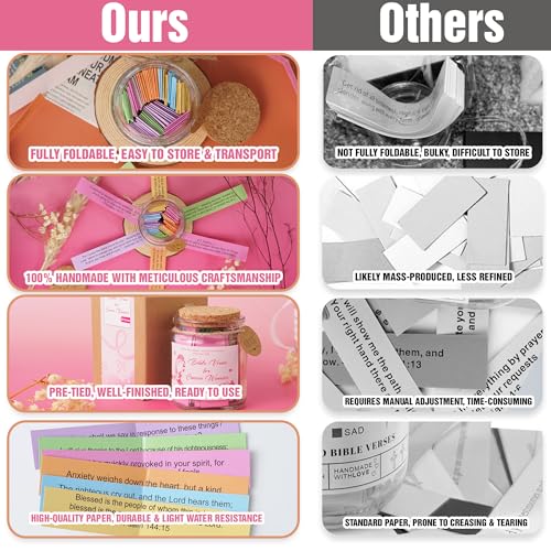 Bible Verse Jar for Cancer Warrior, 92 Scripture Cards for Daily Hope, Strength & Prayer, Christian Cancer Gifts for Women Men, Faith Encouragement Gift for Cancer Patient Survivor - color: Bible Jar For Cancer Warrior