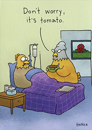 Tomato Soup Funny Get Well Card
