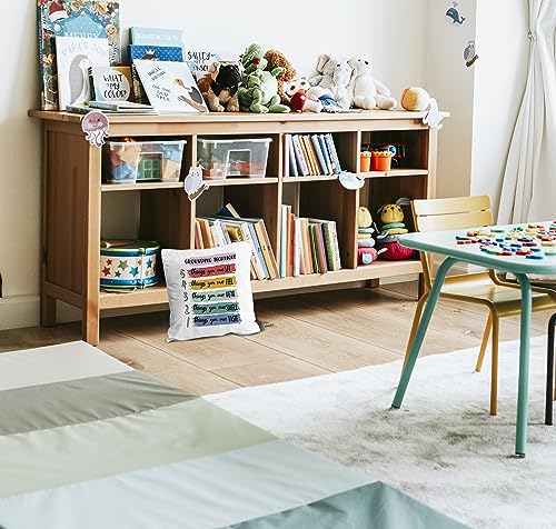 NOGRIT Sensory Room and Counseling Office Must Haves - Classroom Pillows Cover 18x18, School Counselor Decor Pillow Covers - color: Grounding Technique