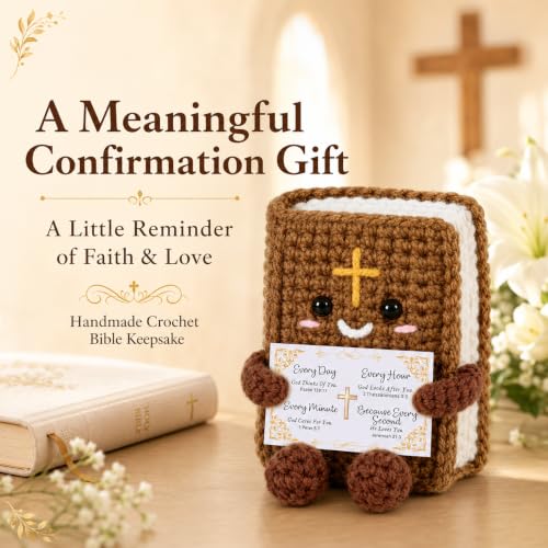 Positive Handmade Bible Crochet, Confirmation Gifts for Teens Girls Boys - style: Every Day