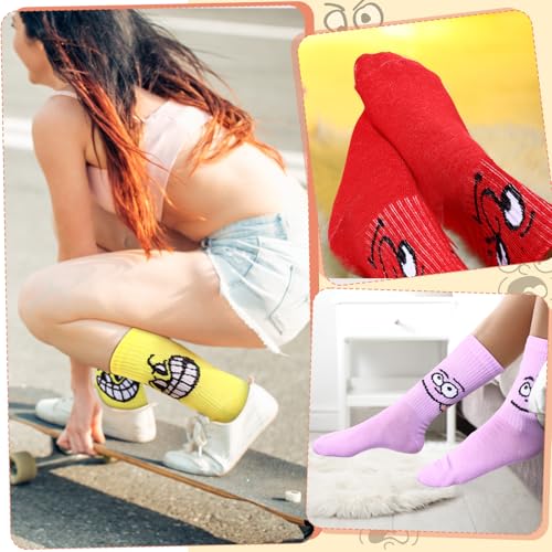 Cuffbow 20 Pack Crazy Funny Emotion Women Sock - style: Novelty Style