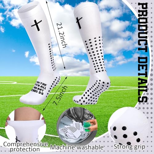 Skicuff 2 Pair Christmas Cross Grip Socks Gifts for Men - style: Modern