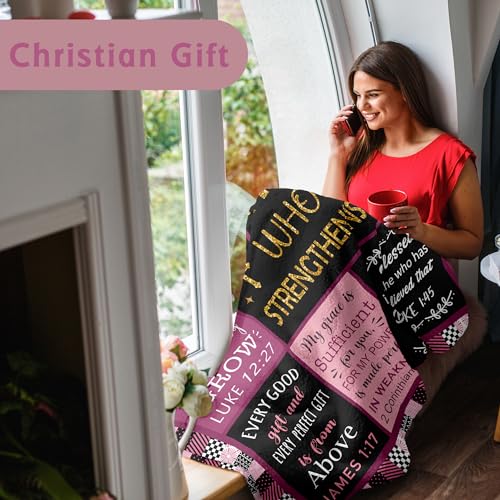 Lcobion Christian Gifts for Women, Religious Christian Blanket 60" X 80" - color: Christ Gifts, size: 60"*80"