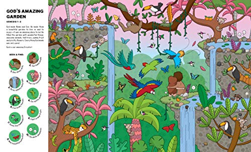 Seek and Find: Old Testament Bible Stories: With over 450 things to find and count! (Fun interactive Christian book to gift kids ages 2-5, Christmas gift)