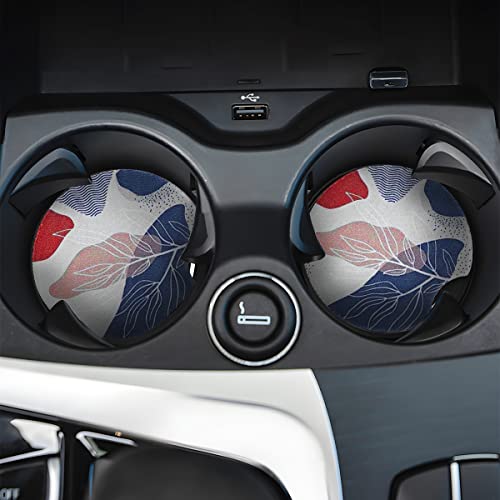 Moly Magnolia 2 Pack 2.75 Inch Car Cup Holder Coasters, Style K - color: Style K