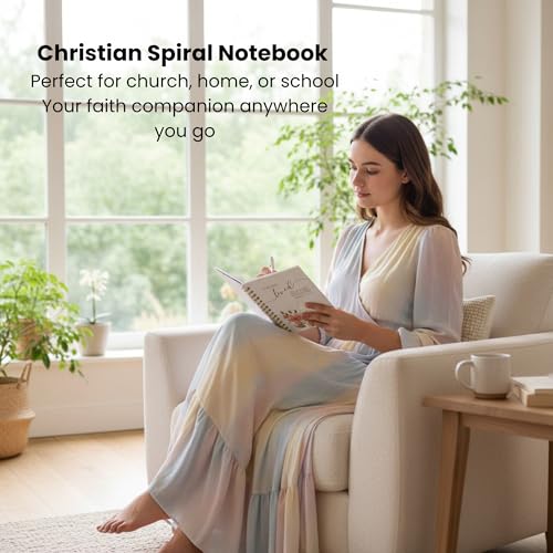 ilohaus Bible Journal for Women, Prayer Journal with Lined Pages, Hardcover - color: Romans 8:38-39