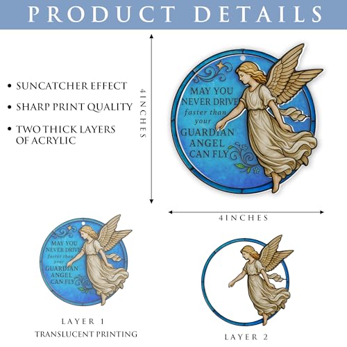 Nativity Ornament, Suncatcher Ornaments (Guardian Angel) - color: Guardian Angel