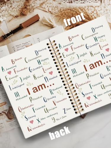 ISANOU Inspirational Positive Affirmation Notebook Journal 5.5x8.3 - color: i am amazing
