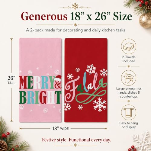 Christmas Kitchen Towels Set of 2