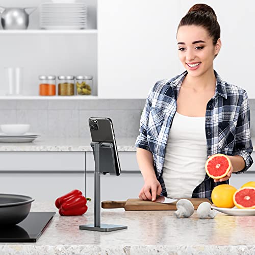 OMOTON CA02 Cell Phone Stand with Charging Hole for Desk Lightweight Gray - color: Gray