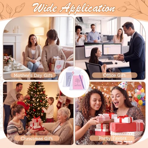 Mooliwe 24 Pcs Affirmation Notebooks Pens Bulk Gifts, Gratitude,Pastel - style: Pastel