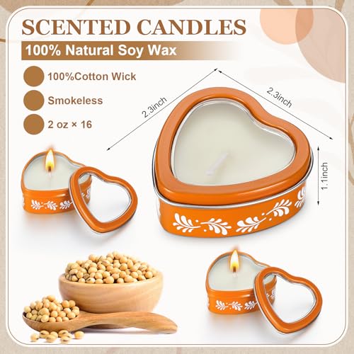 Yuntau 16 Pcs Cielito Lindo Party Candles Mexican Scented, Classic - style: Classic