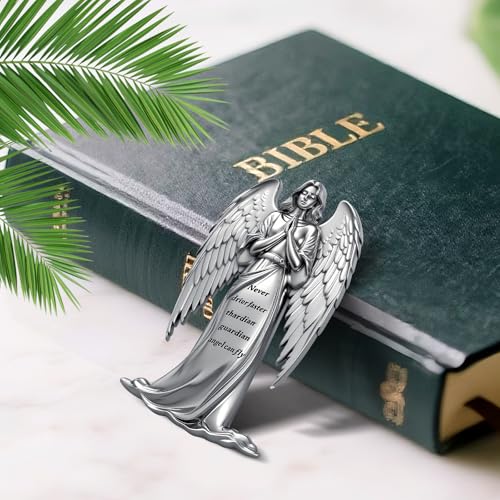 Guardian Angel Visor Clips for Cars,Reads Never Drive Faster Than Your Guardian Angel CAN Fly, New Driver Gifts, Car Accessories
