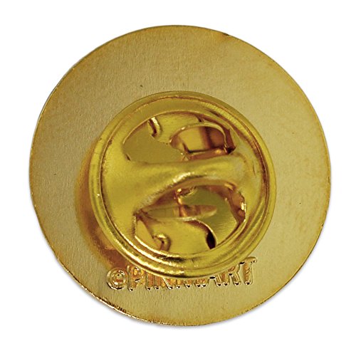 PinMart Gold Color Plated Excellence in Service Year Award Lapel Pin – Metal Enamel Workplace Reward Pin w/Rhinestone – 1-60 Years Pins for Long Standing Employees - color: 11 Years Gold Plated, size: 1 Piece
