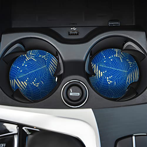 Moly Magnolia 2 Pack 2.75 Inch Car Cup Holder Coasters, Style B - color: Style B