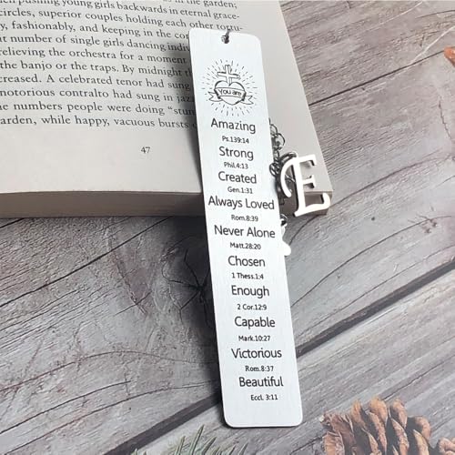 Bible Bookmark for Women Book Lovers Christian Gifts Accessories (Silver-E) - style: SILVER-E