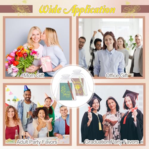 Mooliwe 24 Pcs Affirmation Notebooks Pens Bulk Gifts, Gratitude,Morandi - style: Morandi